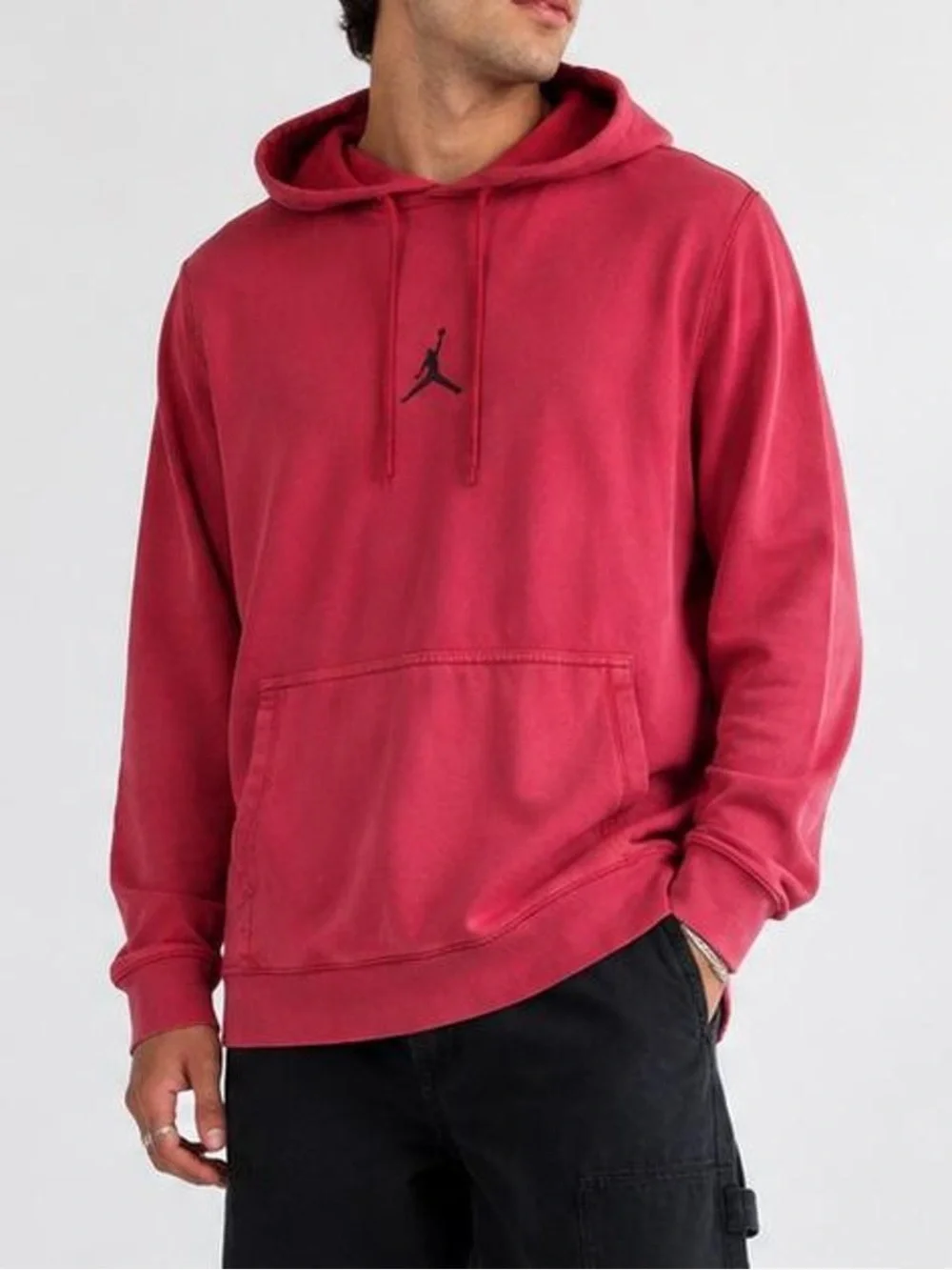 Jordan Dri-FIT Air Fleece Gym Red Pullover Hoodie Men’s Medium